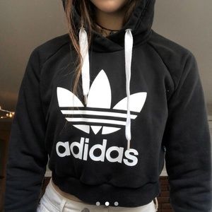 Cropped Adidas Hoodie